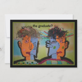 Graduatie Party Invitation Kaart