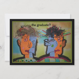 Graduatie Party Invitation Kaart