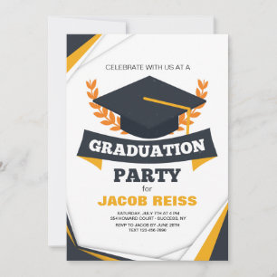 Graduatie Party Invitation Kaart