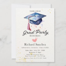 Graduatie Party Invitation
