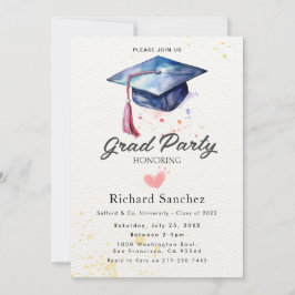 Graduatie Party Invitation Kaart