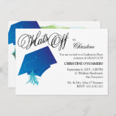 Graduatie Party Invitation Kaart (Voorkant / Achterkant)