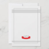 Graduatie Party Invitation Kaart (Achterkant)