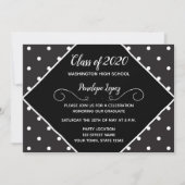 Graduatie Party Invitation Kaart (Voorkant)