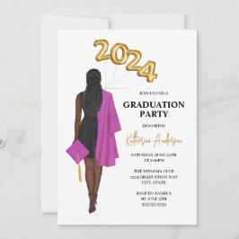 Graduatie Party Invitation Kaart