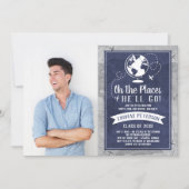 Graduatie Party Invitation Kaart (Voorkant)