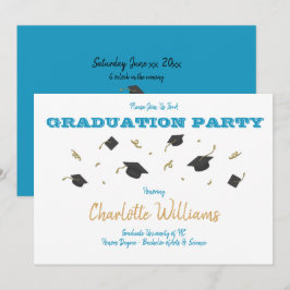 Graduatie Party Invitation Kaart