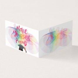 Graduatie Party Invitation Visitekaartje