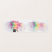 Graduatie Party Invitation Visitekaartje (Buitenkant ongevouwen)