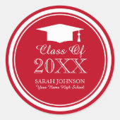 Graduatie stickers | Custom graduate seals (Voorkant)