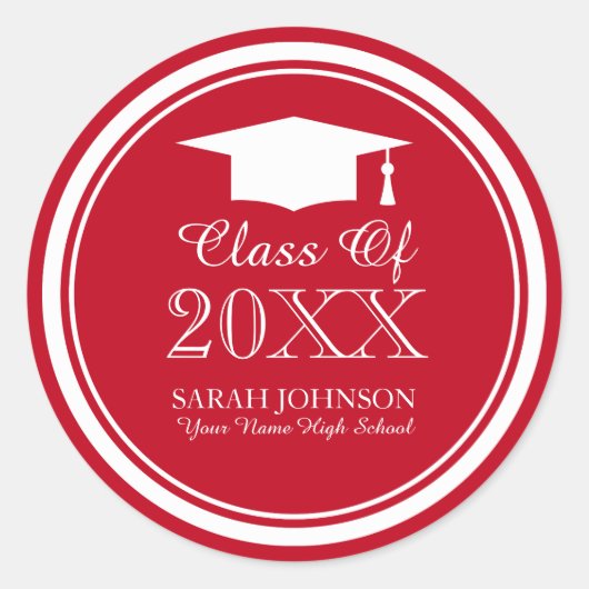 Graduatie stickers | Custom graduate seals (Voorkant)