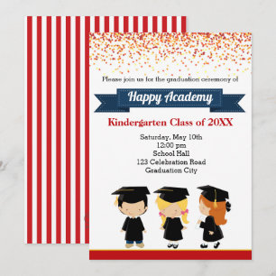 Graduatie-uitvindingen - Kute Kindergarten Kaart