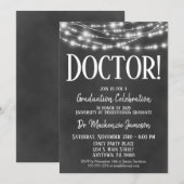 Graduatie van de behandelingspartner Chalkboard Do Kaart (Voorkant / Achterkant)