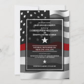 Graduatie van de brandweeracademie kaart (Voorkant)