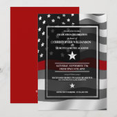 Graduatie van de brandweeracademie kaart (Voorkant / Achterkant)