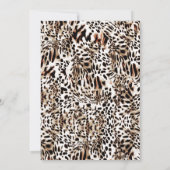 Graduatie van Glam Chic Mode Show Kaart (Achterkant)