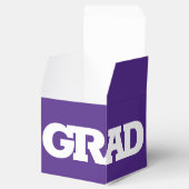 Graduatie van witte en Paarse scholen Bedankdoosjes (Geopend)