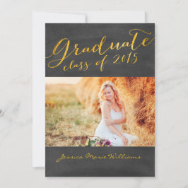 Graduatiepartij in het alkbord | Goudolie Kaart