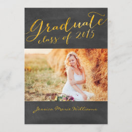 Graduatiepartij in het alkbord | Goudolie Kaart