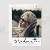 Graduatiepartij voor afstudeerder Script | De datu Briefkaart (Voorkant / Achterkant)