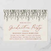 Graduatiepartij waterverf folie uitnodiging (Voorkant)