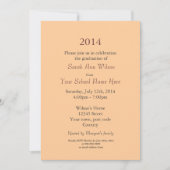 graduatieuitnodigingen voor zomerbloem kaart (Voorkant)