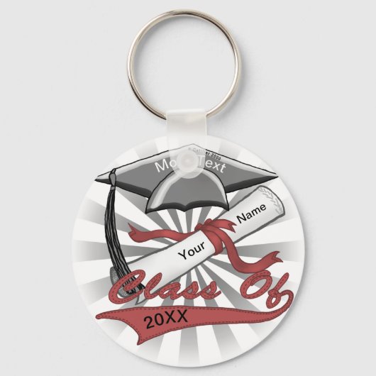 Graduating Class custom sleutelhanger (Voorkant)