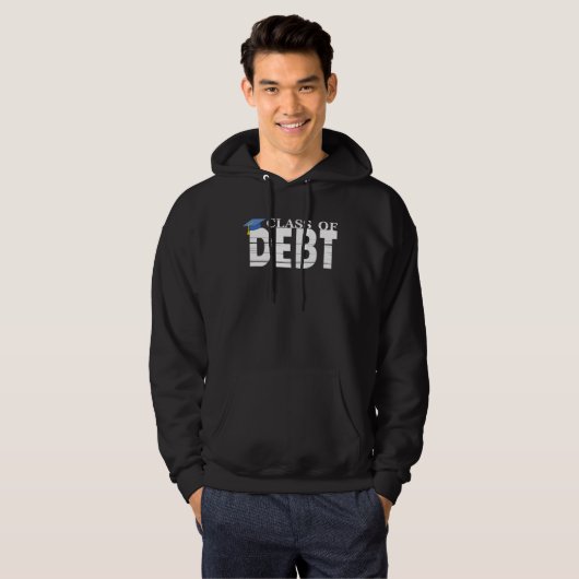 graduating class of debt hoodie (Voorkant volledig)