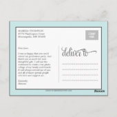 Graduating Year Graduation Thank You Card Briefkaart (Achterkant)