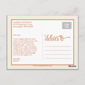 Graduating Year Graduation Thank You Card Briefkaart (Achterkant)