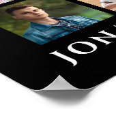 Graduation 15 Photo Collage Congrats Grad Poster (Hoek)