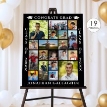 Graduation 19 Photo Collage Congrats Grad