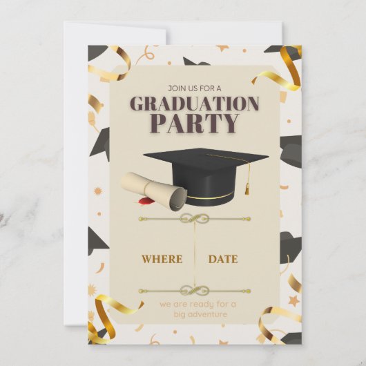 GRADUATION 2023: CELEBRATE YOUR HARD-EARNED SUCCES KAART (Achterkant)