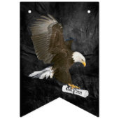 Graduation 2026 Bald Eagle On Leather Vlaggetjes (Eerste vlag)