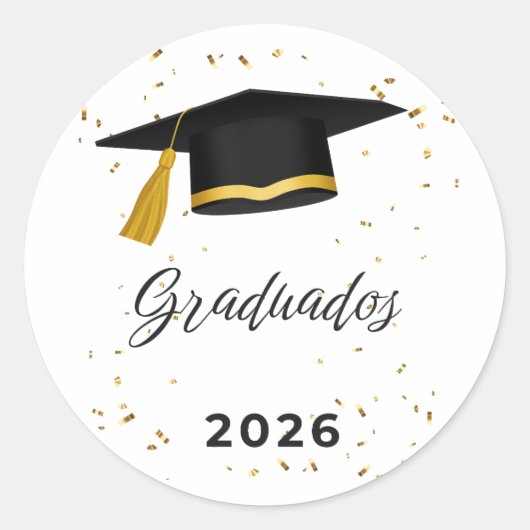 Graduation 2026 Cap Sticker (Voorkant)