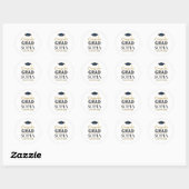 Graduation 2026 Personalized Congrats Grad Ronde Sticker (Vel)