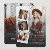 Graduation 2026 Photo Collage Grad Party Kaart (Voorkant / Achterkant)