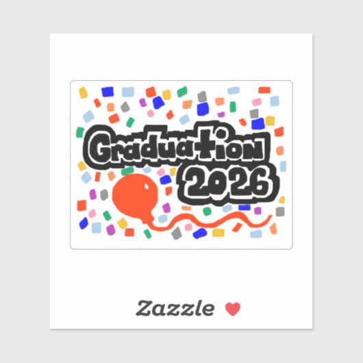 Graduation 2026  sticker (Vel)
