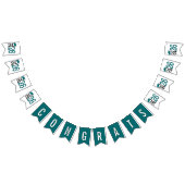 Graduation 2026 Teal and Black Vlaggetjes (Alle)