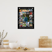 Graduation 23 Photo Collage Congrats Grad Poster (Keuken)