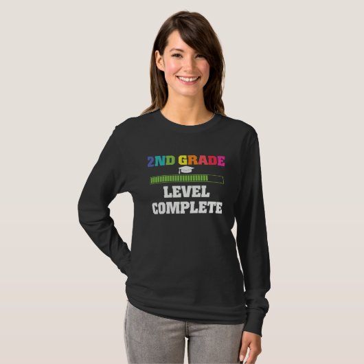 Graduation 2ND Grade level complete T-shirt (Voorkant volledig)