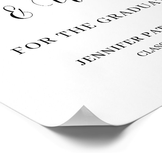 Graduation Advise & Wishes Graduate Poster (Hoek)