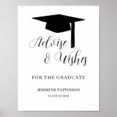 Graduation Advise & Wishes Graduate Poster (Voorkant)