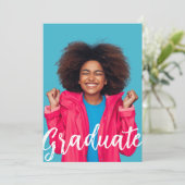 Graduation Annoucement Photo Flat Card (Staand voorkant)