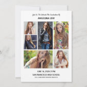 Graduation Announcement Card Template Aankondiging (Achterkant)