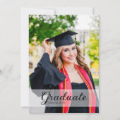 Graduation Announcement Card Template Aankondiging (Voorkant)