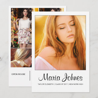 Graduation Announcement Card Template Kaart