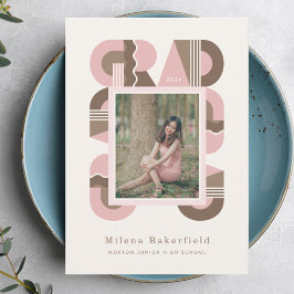 Graduation announcement class of 2026 modern aankondiging