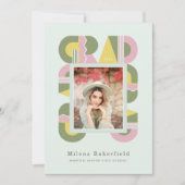 Graduation announcement class of 2026 modern aankondiging (Voorkant)