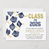 Graduation Announcement | Grad Party Kaart (Voorkant)